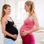 Pregnancy Ultrasound Pregnant woman receiving pregnancy ultrasound to monitor fetus development at medical clinic