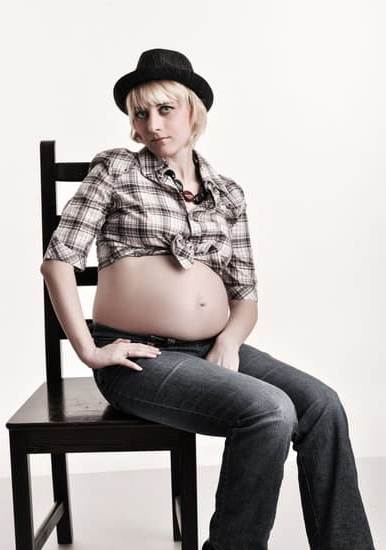 FAINT LINE PREGNANCY TEST: Faint positive line on pregnancy test, indicating possible pregnancy