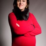 intense, persistent, sharp pain in lower abdomen