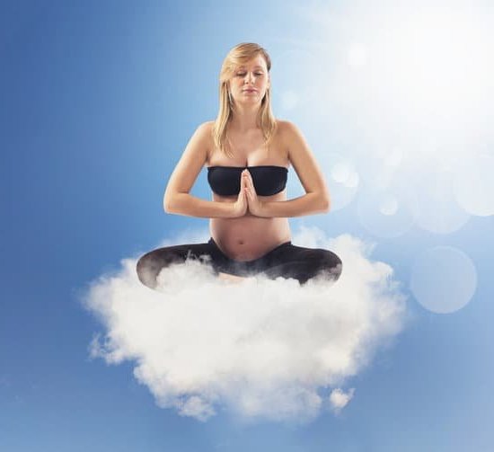 Week 8 Pregnancy Image of a pregnant woman's growing belly at week 8 of pregnancy